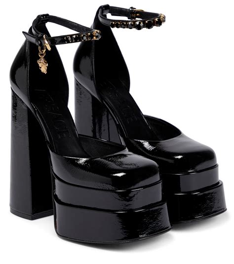 versace la medusa pumps|versace platform heels medusa.